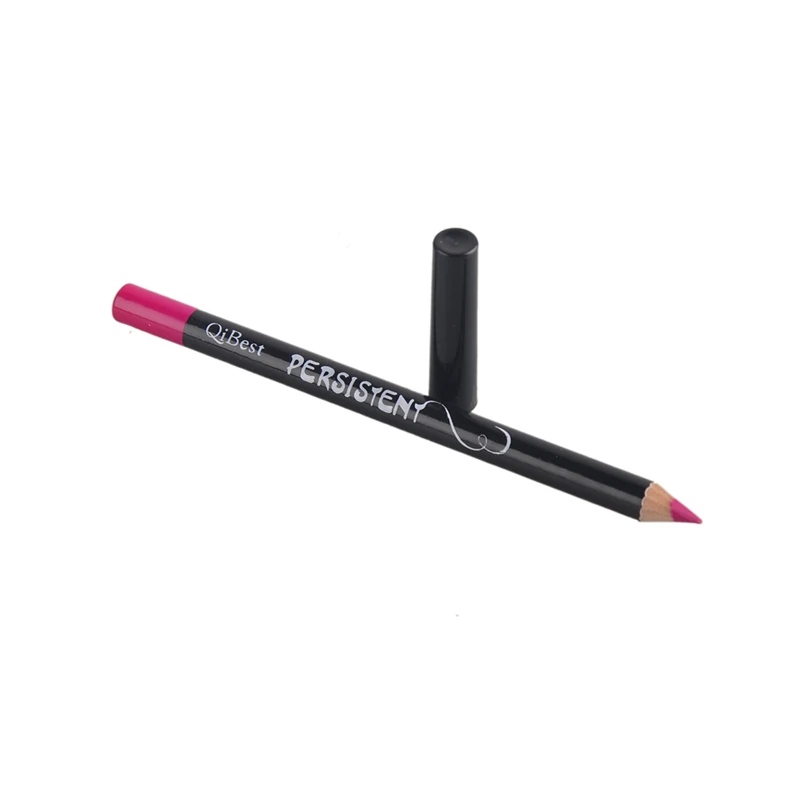 Qibest 12 шт. разные цвета Водостойкий карандаш для губ женский Профессиональный