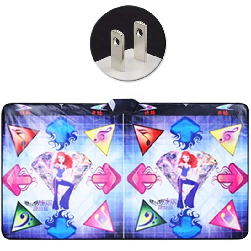 

PVC Dance Mat Double Players Anti Slip With Wireless Receiver Remote Controller R9CB