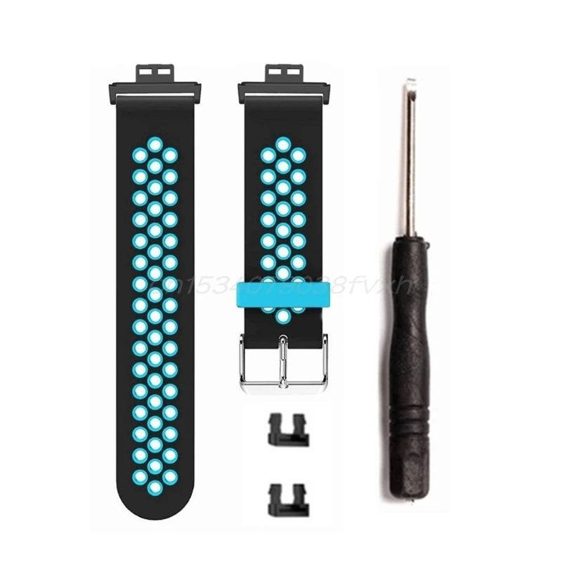 

Replaceable Watch bands For -Huawei Watch Fit Silicone Two-tone Stomata Strap B2EA