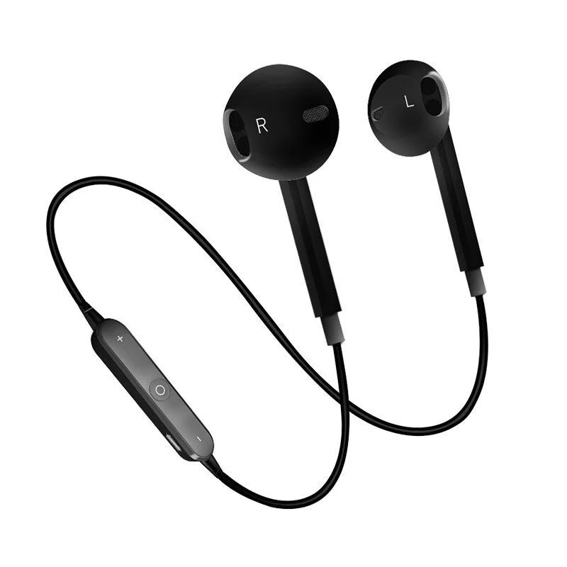S6 простой стиль Bluetooth Runing наушники Handsfree Беспроводные спортивные с микрофоном