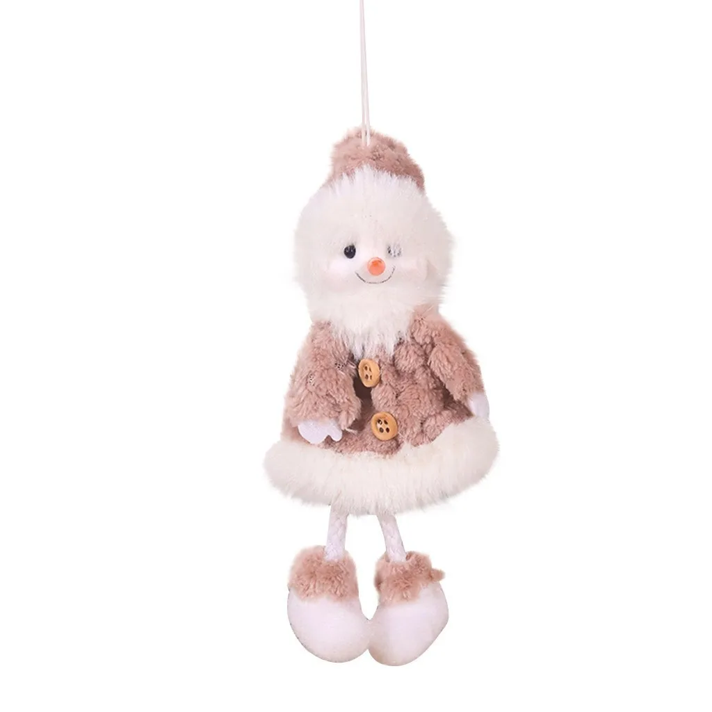 Рождественский плюшевый ангел олень снеговик подвеска Детская милая кукла