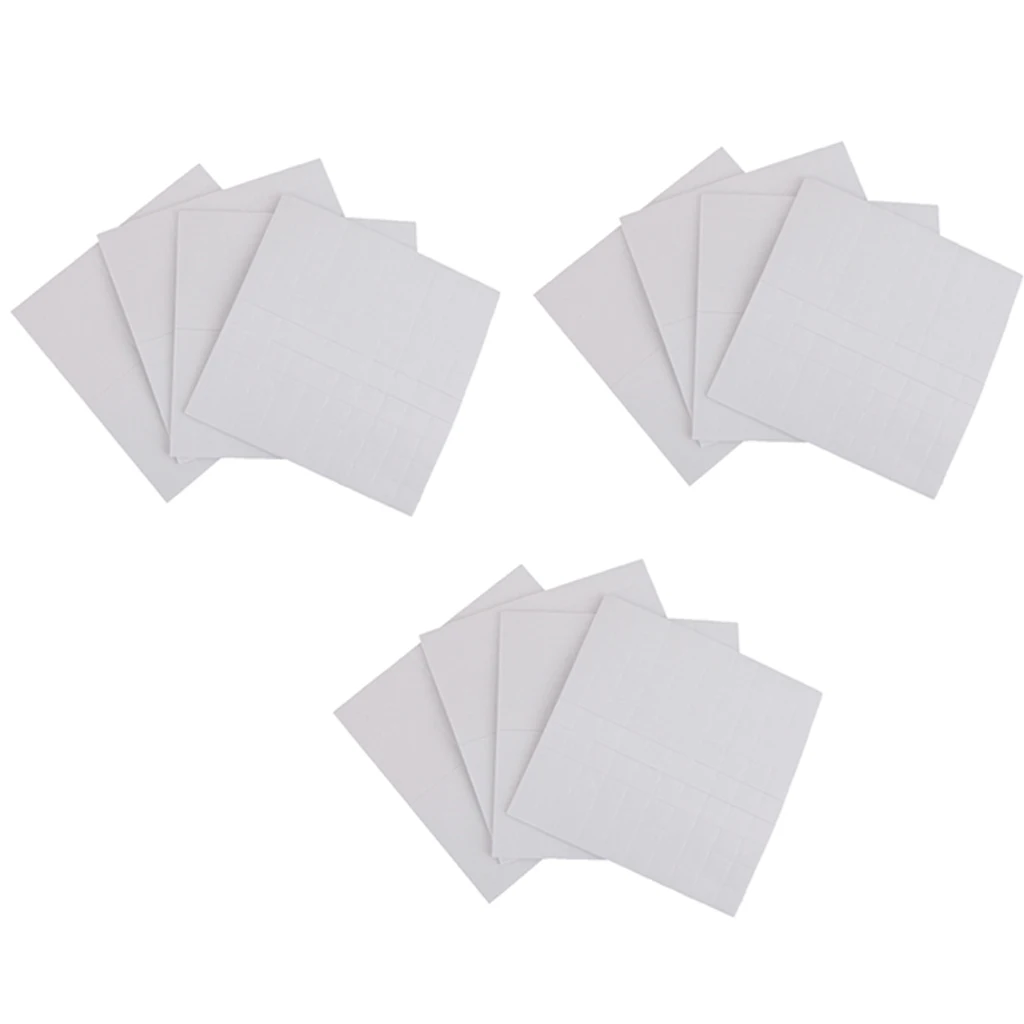 

12Sheets Doubles Sided Foam Pad Adhesive Stick for DIY Crafts Crads Making