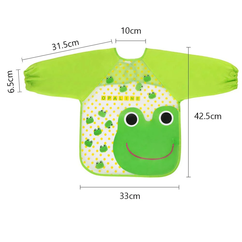 4 шт. Детский водонепроницаемый фартук с длинным рукавом | Детская одежда и обувь
