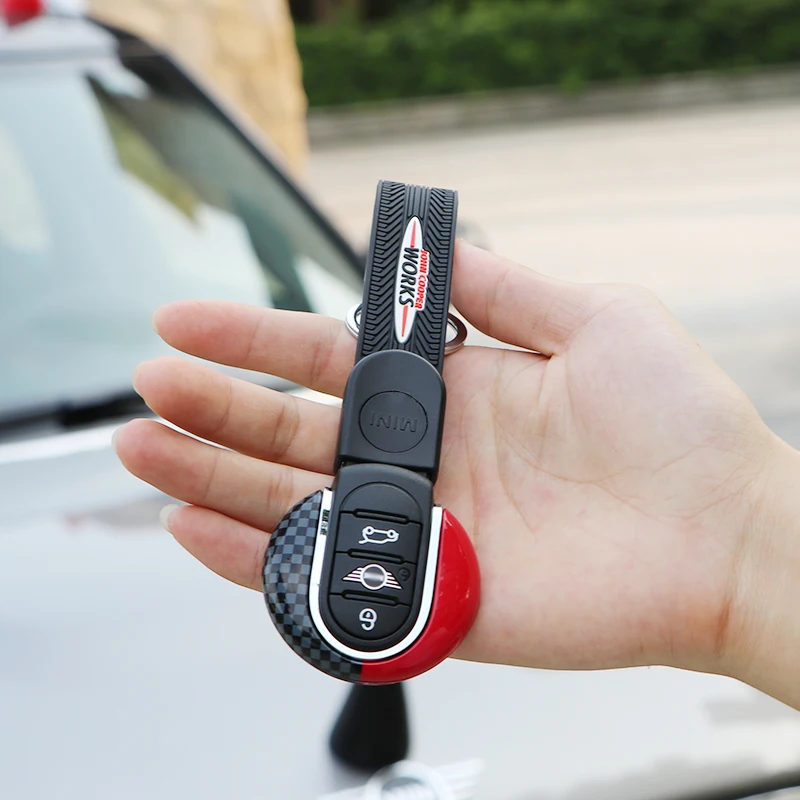 Автомобильный спортивный брелок JCW защитный чехол для пульта дистанционного