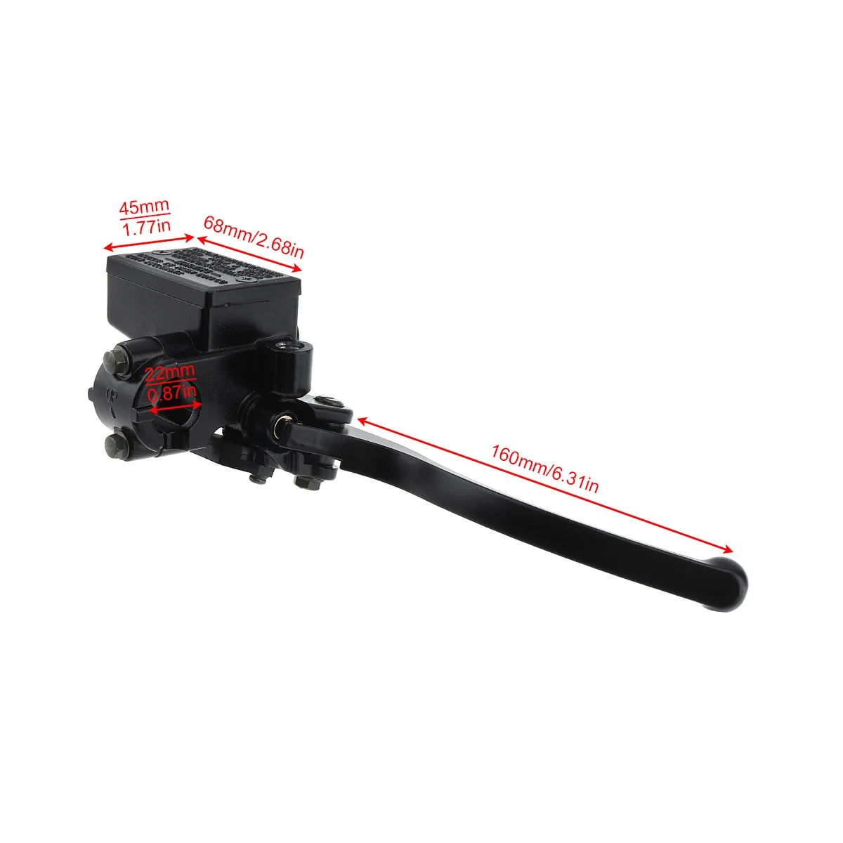 Передний вертикальный тормозной насос сцепления CNC для мотоцикла резервуар