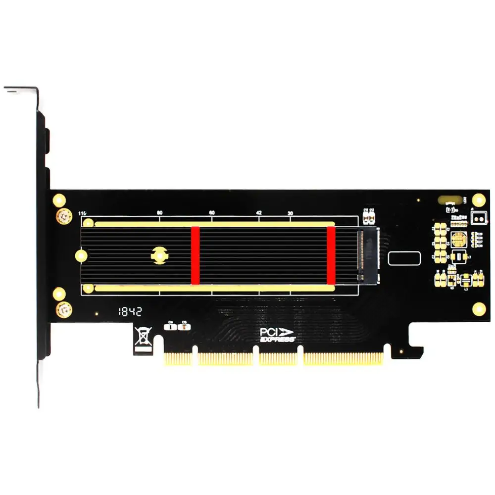 JEYI SK18 для NVME Riser Card M.2 Плата расширения NVMe PCIE X4 X16 поддержка 2230 22110