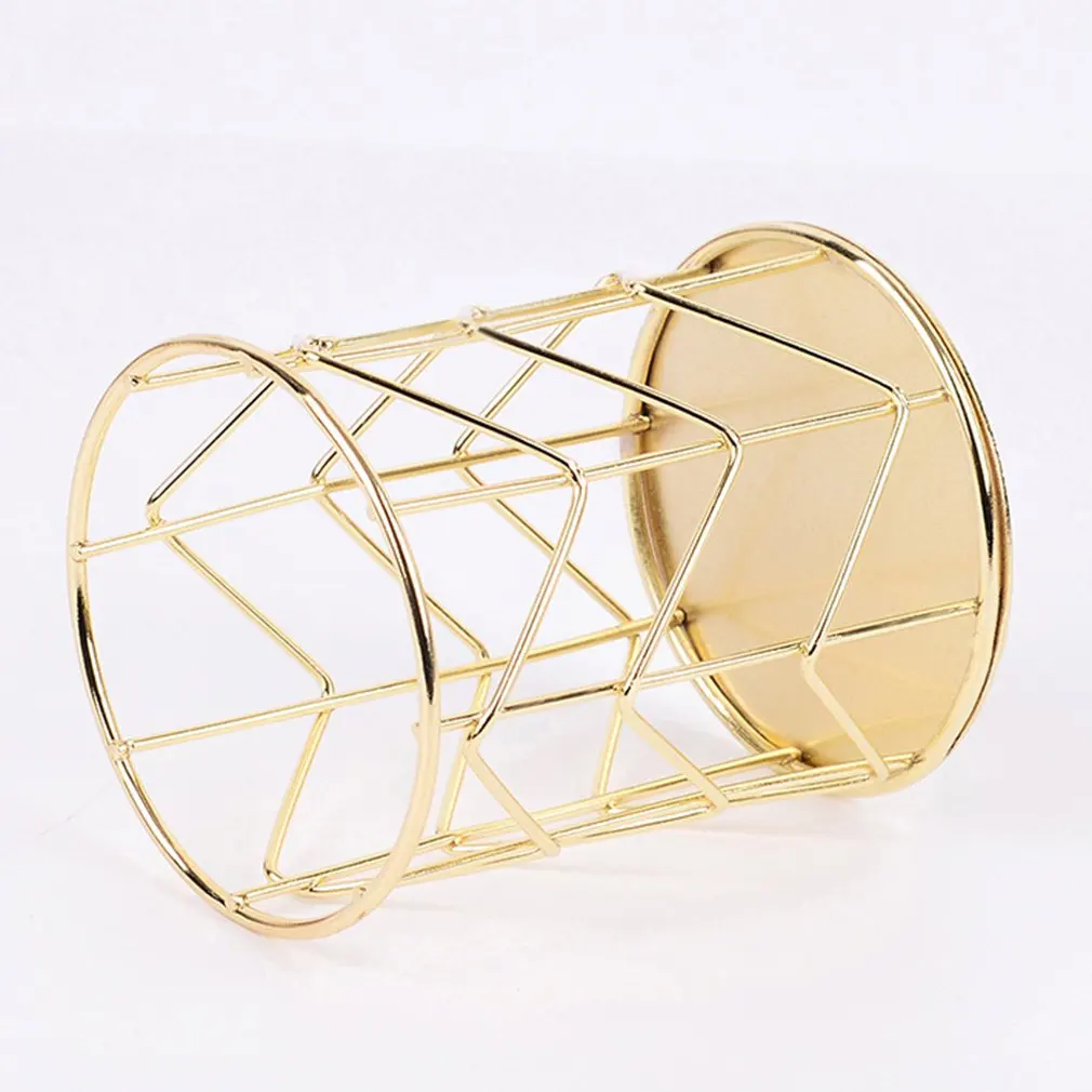 Новинка 2020 органайзер для карандашей и кистей макияжа Железный Круглый