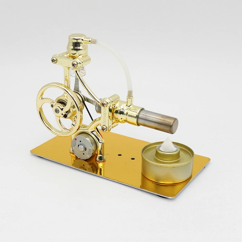 Модель двигателя со светодиодным освещением и паровой мощностью Обучающие