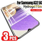 3 шт. гидрогель пленка-стекло для Samsung Galaxy A32 5G 4G протектор экрана пленка для передней панели для samsung a52 a72 a42 a02s a12 гидрогель пленка