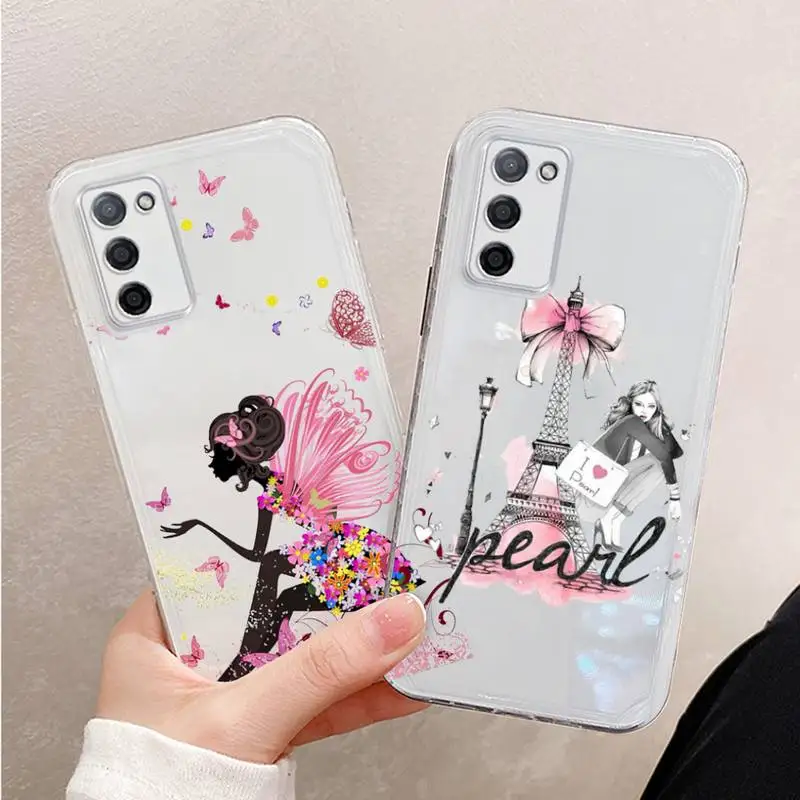 

Eiffel Tower Phone Case For Xiaomi Mi 11 Ultra Lite 10 Redmi Note 9 8 7 9a K30S K40 Pro Transparent Coque
