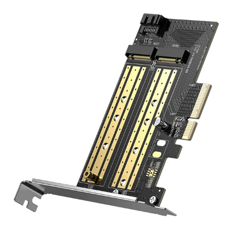 M 2 Adapter Plate Card Solid-State Disk Pcie to NVME and NGFF High Speed Double Deck Single Location 2280 2242 SSD |