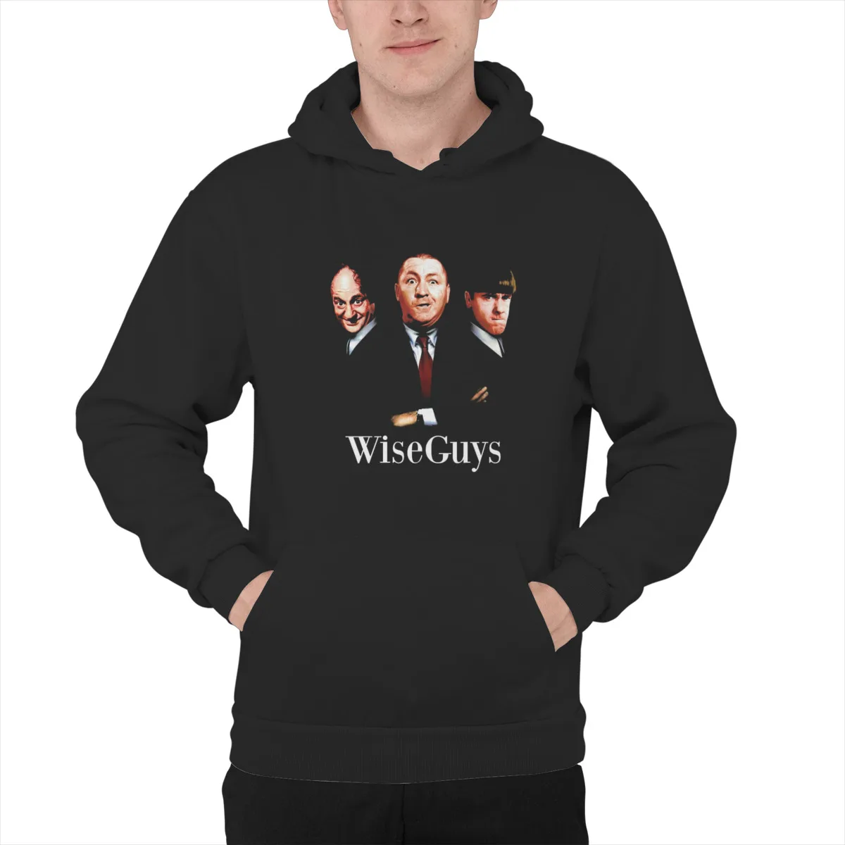 

Men's Hoodie Wiseguys The Three StoogesFashion long Sleeve Oversized Hip-Hop hooded Mens Clothes 42786