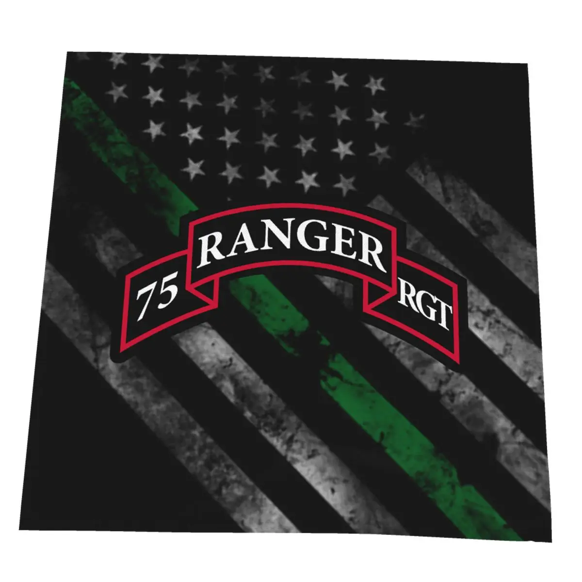 

Army 75st Ranger Regiment Table Napkin Kitchen Towel Cleaning Cloth Tea Dining Fabric Placemats Handkerchief Decoration