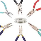 Набор инструментов для изготовления ювелирных изделий сделай сам из углеродистой стали с круглогубцами и 0,3 мм