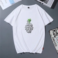 hiphop k popt shirts pineapple fruit clothes fashion t shirt for women letter graphic print tshirt feminine t shirt streetwear