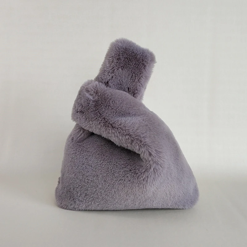 Милая плюшевая сумка-ведро 2020 осень и зима новая сумка на плечо имитация