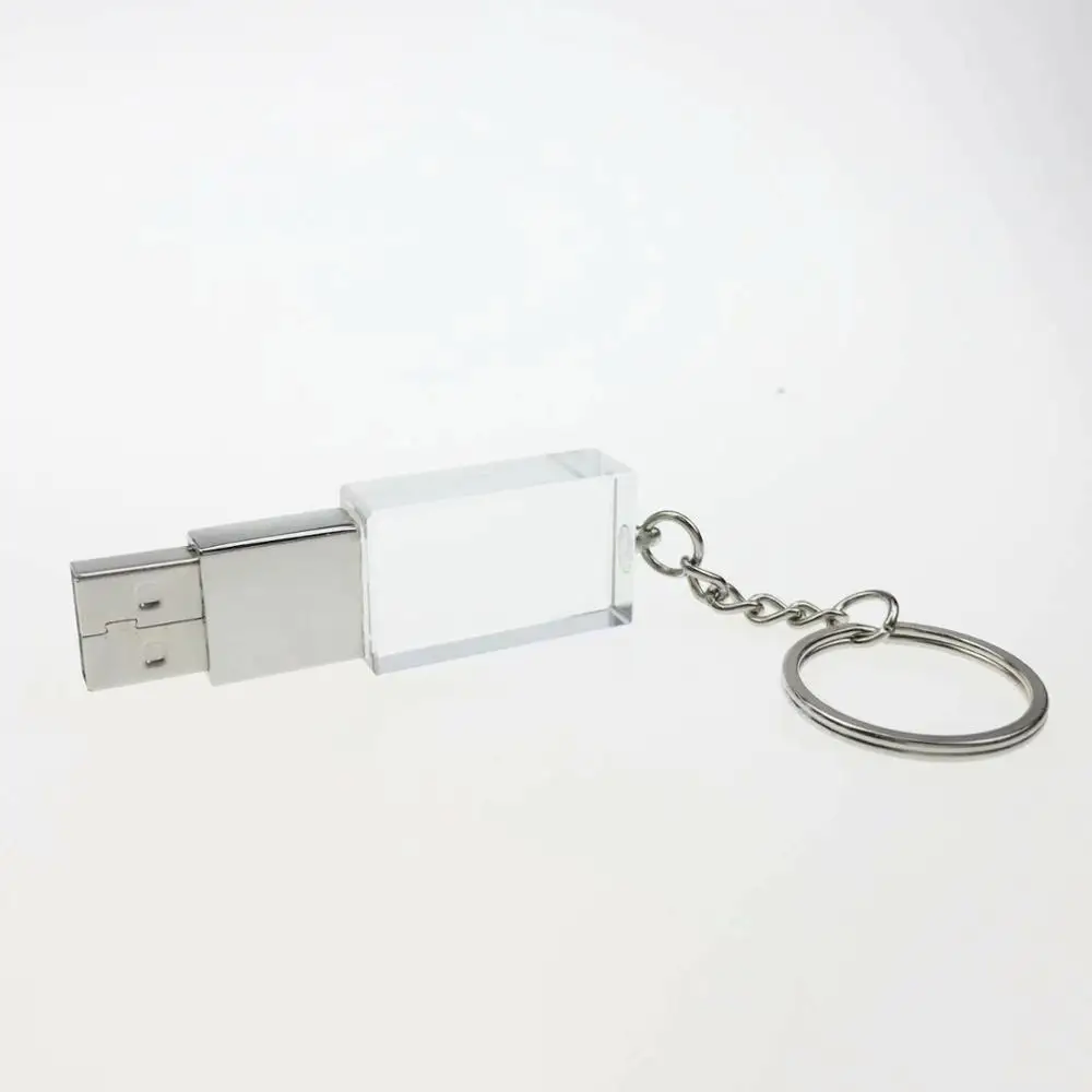 

Бесплатная плата за логотип! Новый Кристалл на заказ элегантный USB с цепочкой для ключей 2,0 флэш-накопитель