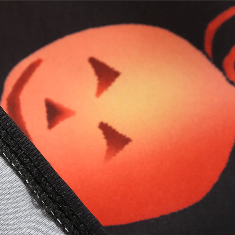 Нарядное платье на Хэллоуин с принтом тыквы Платье принцессы средней длины