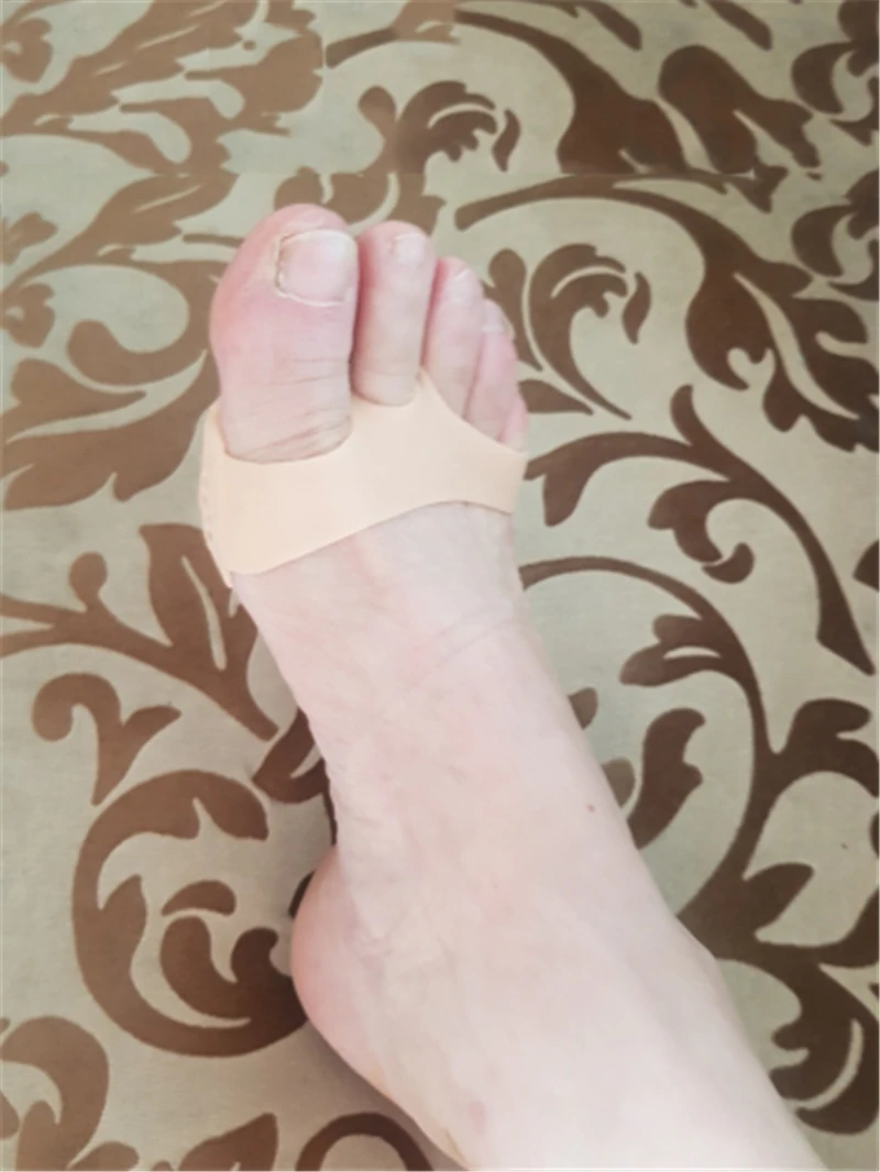 Одна пара стельки для носков силиконовые подушечки передней части стопы удобные