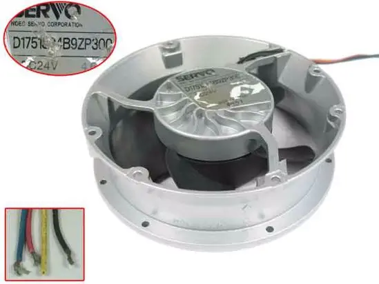 Sanyo Denki SERVO D1751S24B9ZP300 DC 24V 4.6A сервера Ronud вентилятор|server fan|dc 24v fanfan |