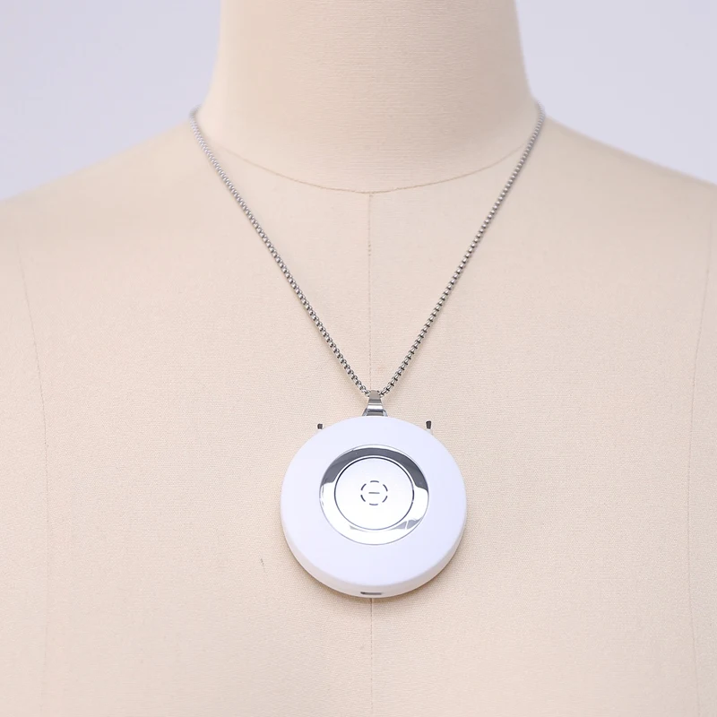 

Mini Wearable Air Purifier Necklace USB Personal Negative Ion Generator