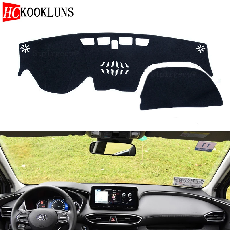 

Противоскользящий коврик для приборной панели Hyundai Santa Fe 2019 2020 TM