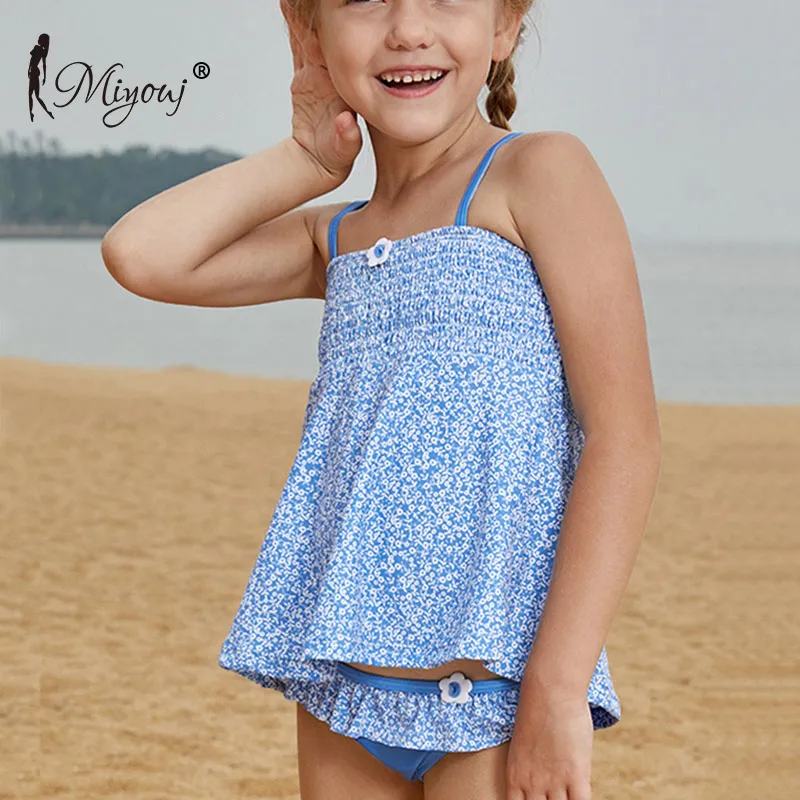 Милый детский купальник Miyouj 2020 с цветочным рисунком женский купальный костюм