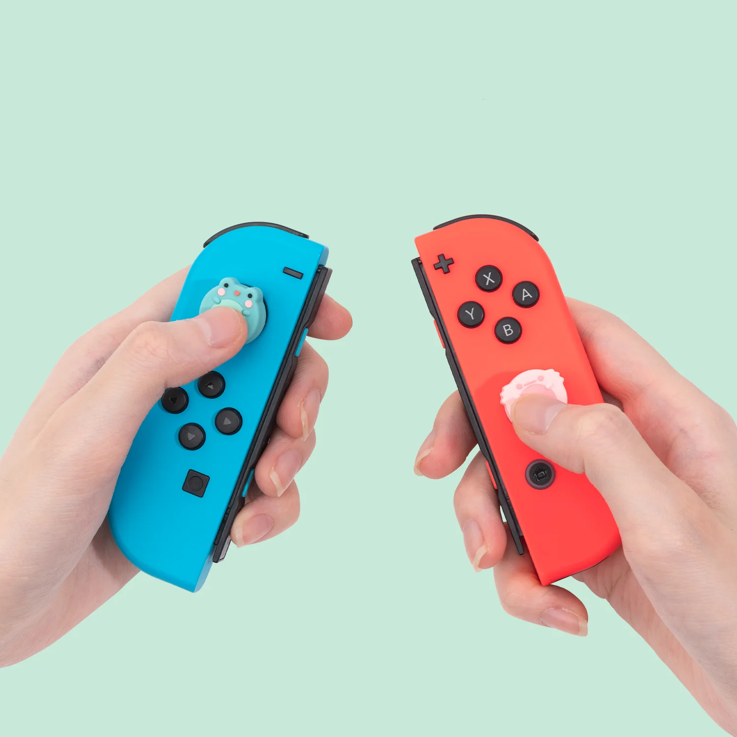 GEEKSHARE Симпатичная Лягушка Мягкая рукоятка для большого пальца защитный чехол