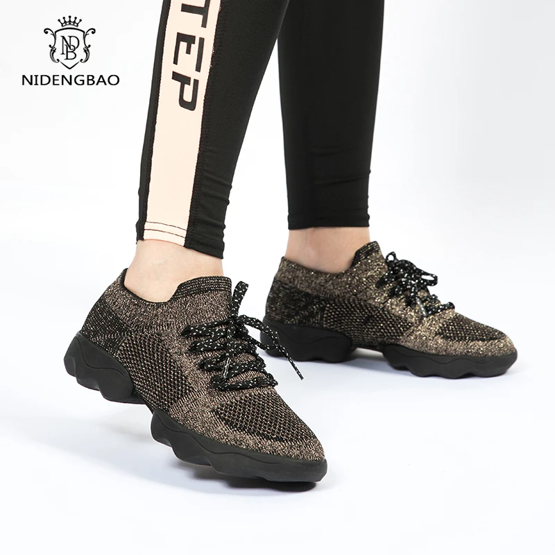 Женские повседневные кроссовки Дышащие сетчатые джазовые Уличная обувь без