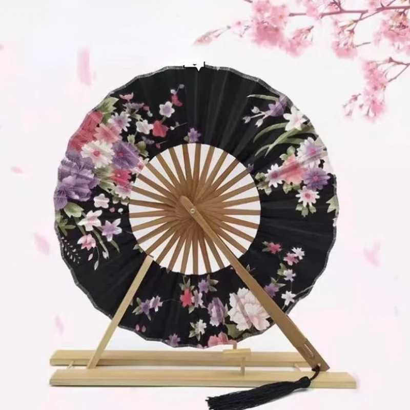 

Expand 360-degree Bamboo Group Windmill Fan Portable Antique Folding Fan