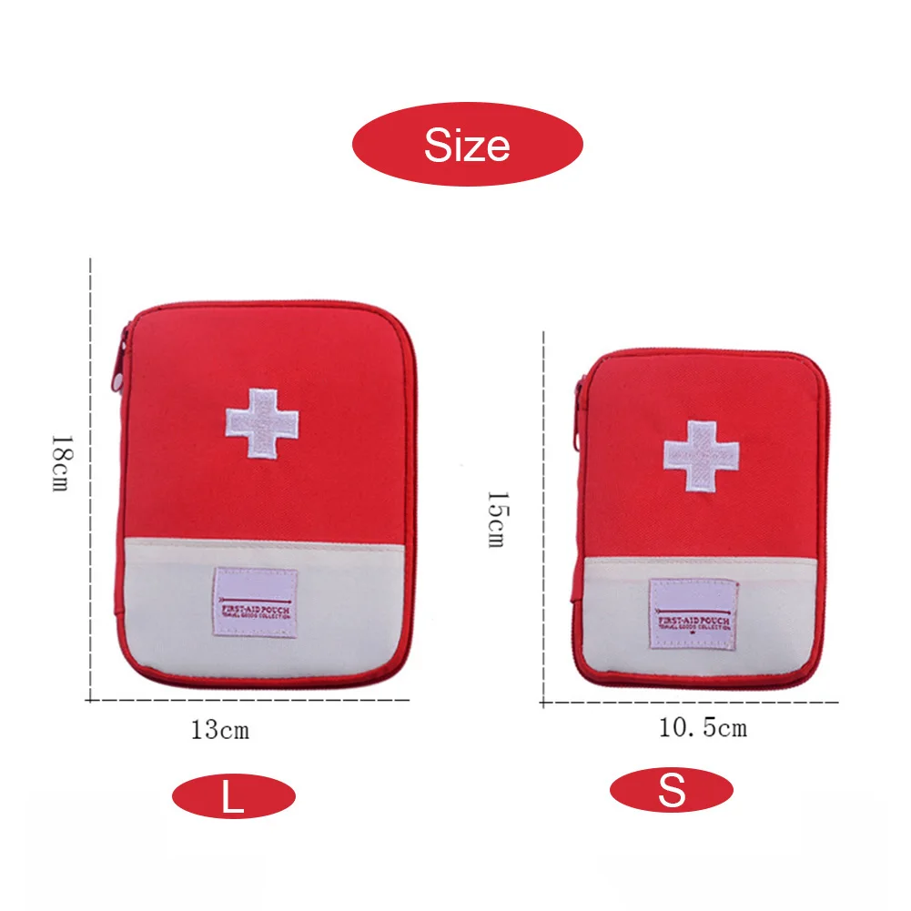 

Camping First Aid Bag Emergency Portable Travel Medicine Pill Storage Bags Outdoor Survival Organizer