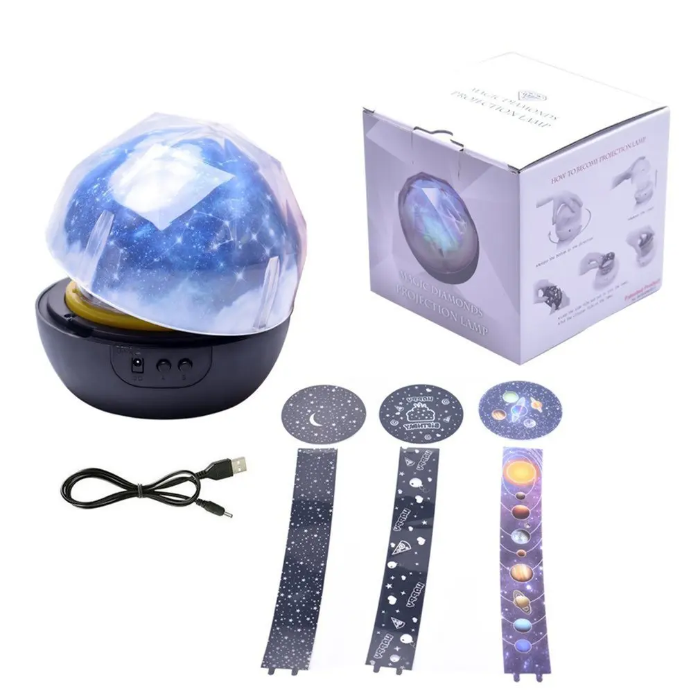 

USB LED Star Colorful Starry Sky Galaxy Projector Blueteeth Voice Control Music Player Night Light Projection Lamp Gift