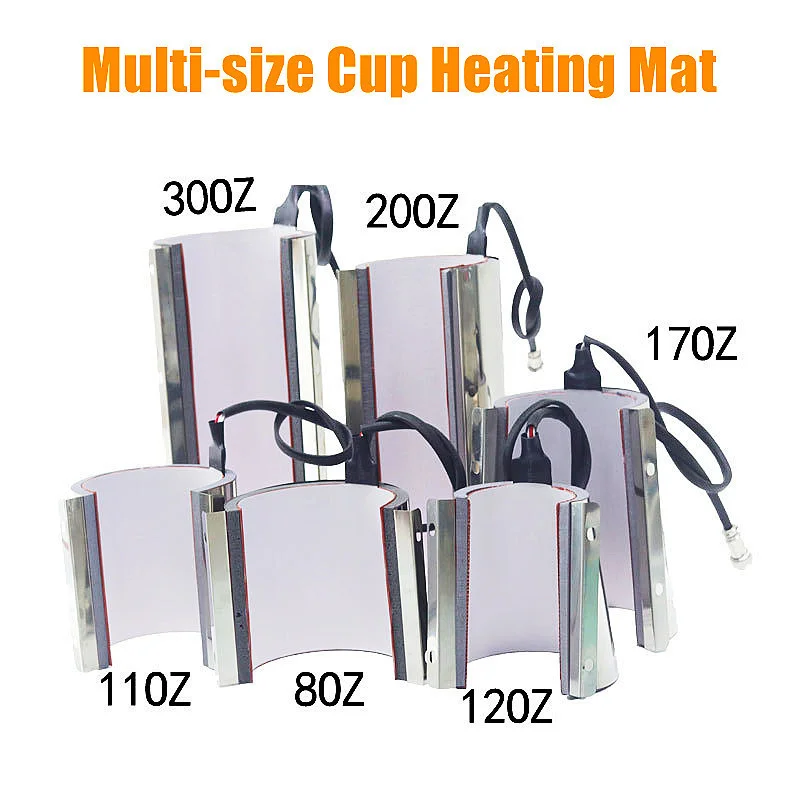 

11oz 12oz 15oz 20oz 30oz Mug Cup Baking Machine Mat Heating Pad Printing Cup Tumbler Mat Multi Size Baking Cup Mat Heating Mat