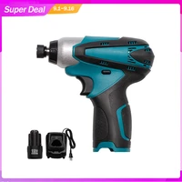 12v impact electric screwdriver mini wireless 110n m power drill dc lithium ion battery home diy keyless for makita 12v battery