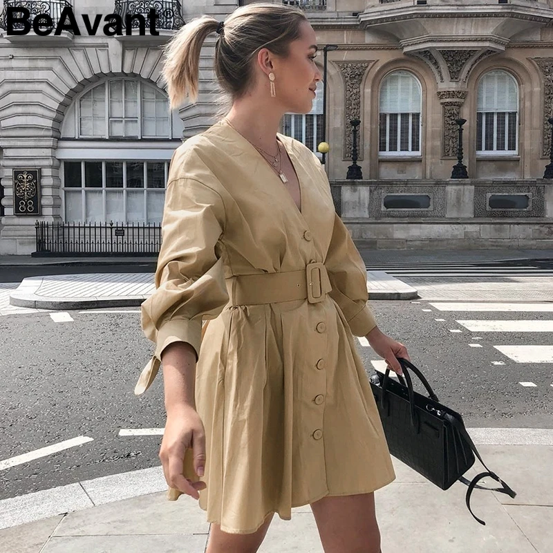 BeAvant элегантное пальто с высокой талией ТРАПЕЦИЕВИДНОЕ однобортное женское