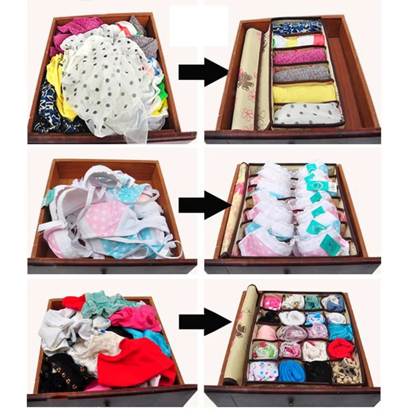 HIFUAR многоразмерная коробка для нижнего белья органайзеры хранения шарфы