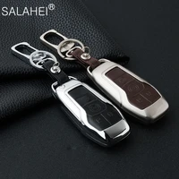 zinc alloy car remote key case cover bags for ford fusion mondeo mustang f 150 explorer edge for lincoln mkx mkz mkc accessories