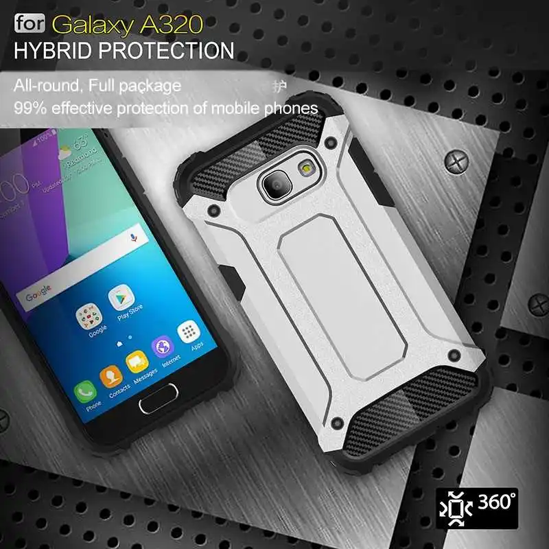 Mokoemi Armour ударопрочная 4 7 &quotдля Samsung Galaxy A3 2017 чехол для A320 телефона | Мобильные