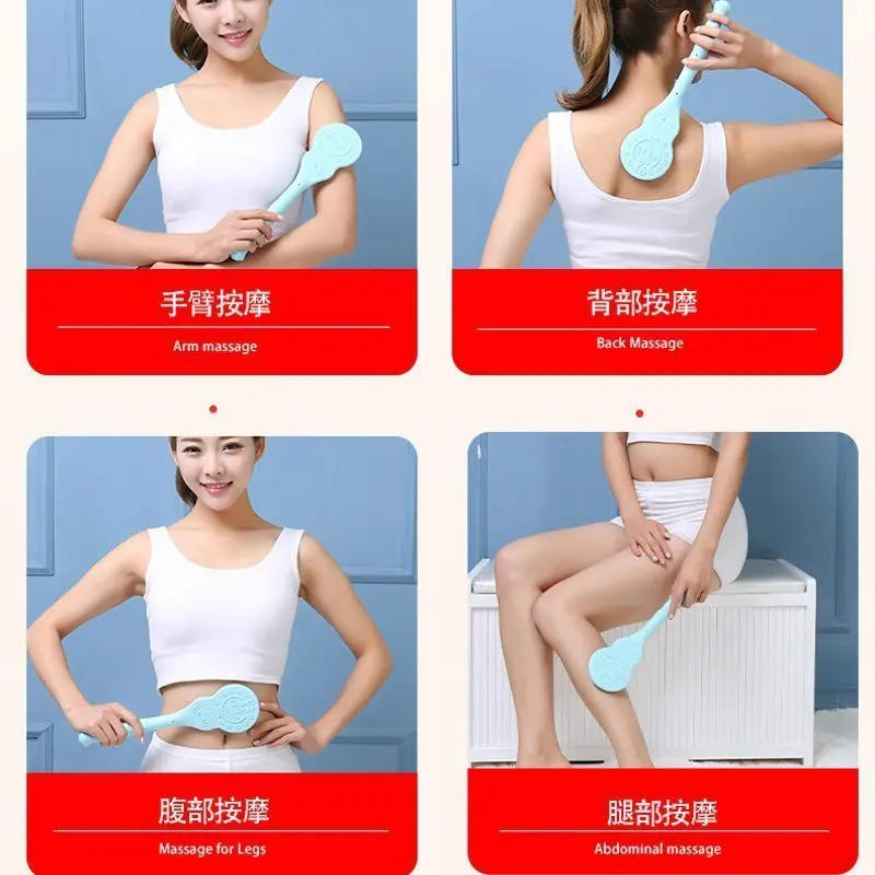 

massage pat stick shoulder care Gourd Beat Knock Back Hammer Hand Massage Pat Stick Shoulder Neck Body Fitness Shoot