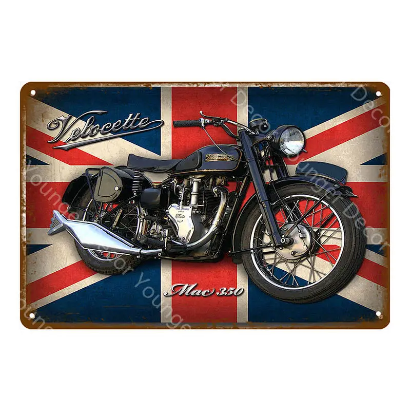 YD9313AI Японские британские мотоциклы металлические знаки BSA Norton Suzuki Ariel моторная пластина настенная живопись плакат винтажный декор для гаража YI-138 - Color: YD9313AI