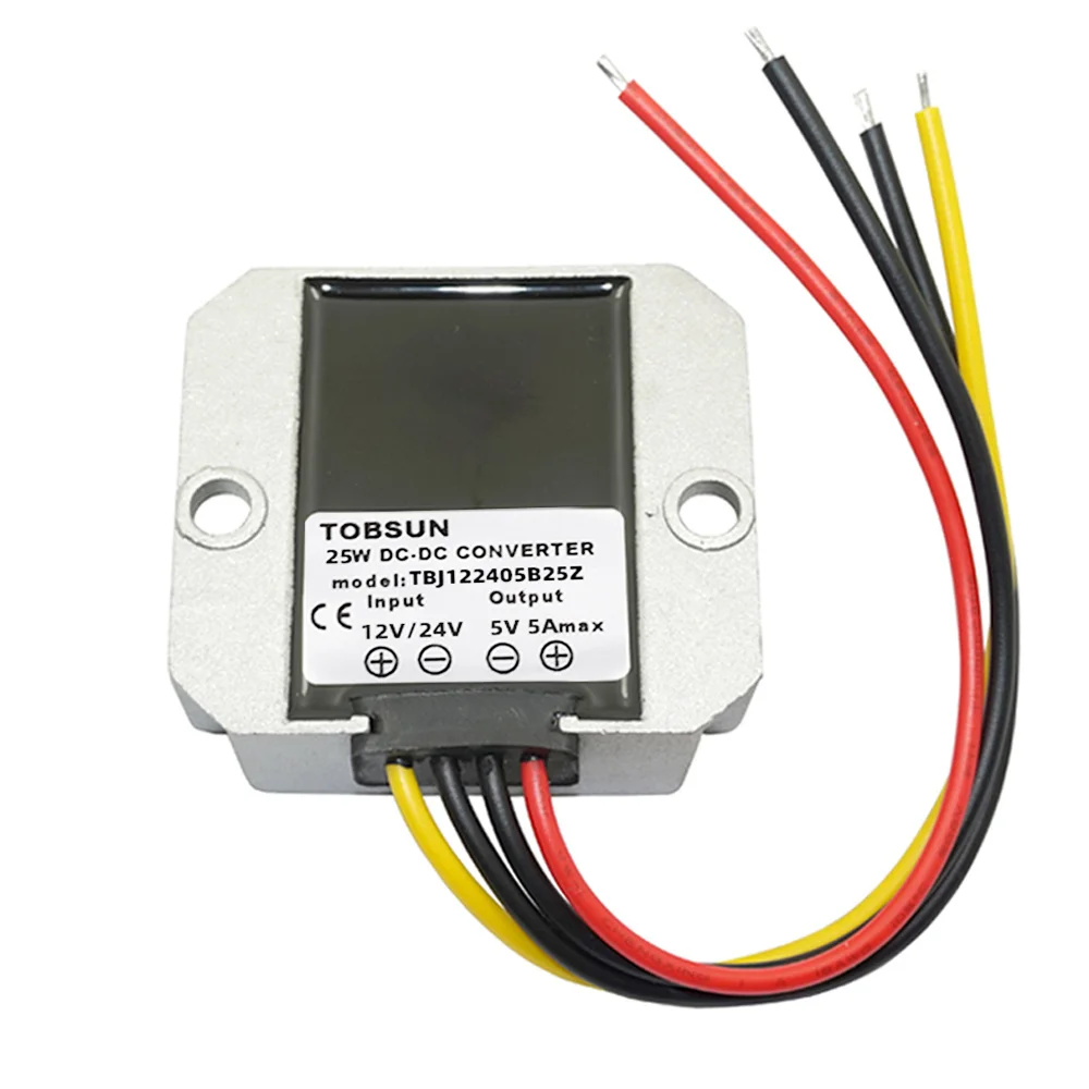 

12V-24V to 5V 3A DC Voltage Converter Waterproof Step-down Device For Golf Cart