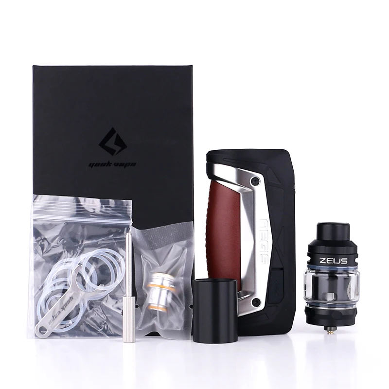 Оригинальный Geekvape Aegis Max 100 Вт бокс мод подходит для 18650/21700 батареи с 5 мл Zeus Sub ohm Tank &