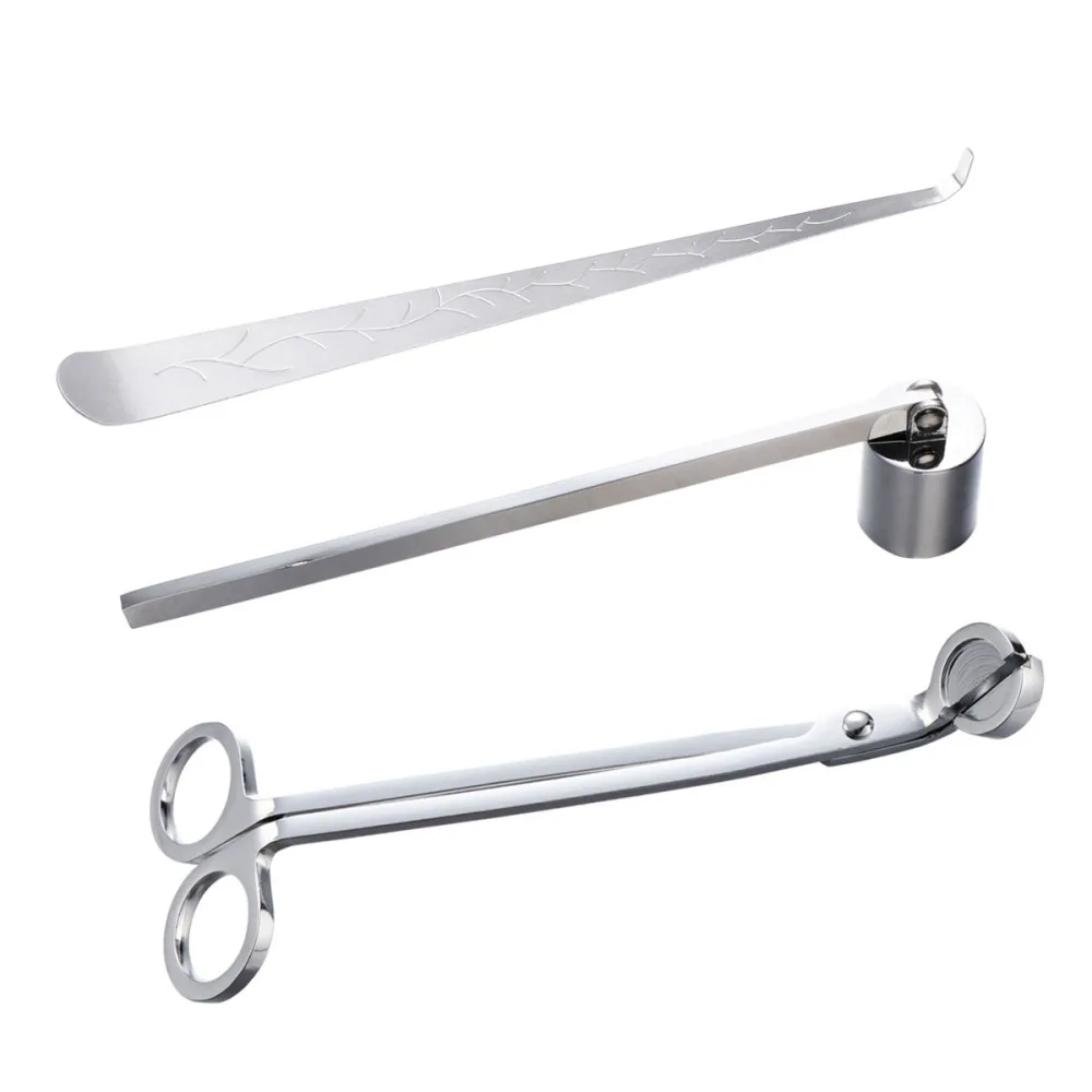 

3pcs Candle Accessory Set Candle Wick Trimmer Candle Wick Dipper Candle Snuffer