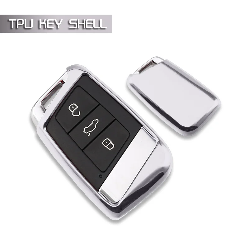 OemField Soft TPU Car Key Cover Case Bag Shell Holder Protection Skin for Volkswagen VW Passat Magotan B8 Variant Smart | Автомобили и