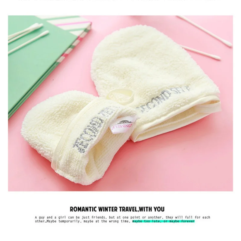 Горячая продажа 1 шт. перчатка для чистки полотенец ткань снятия макияжа красота