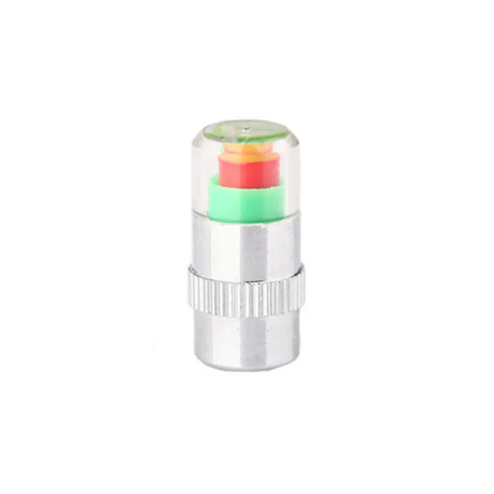 4pcs Car Tire Pressure Monitor Valve Stem Caps - Air Alert Tire Valve Cap with Pressure Sensor Monitor Light Indicator image 3