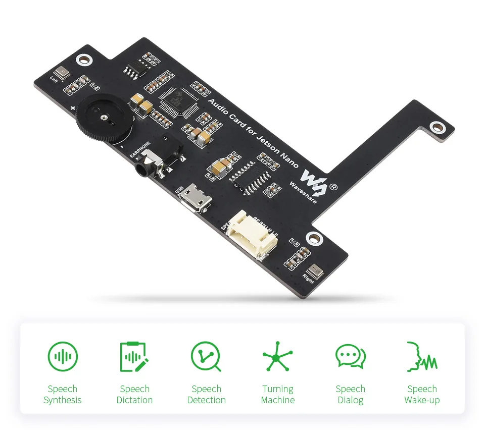 USB аудио кодек для Jetson Nano набор разработчиков Plug And Play звуковая карта SSS1629