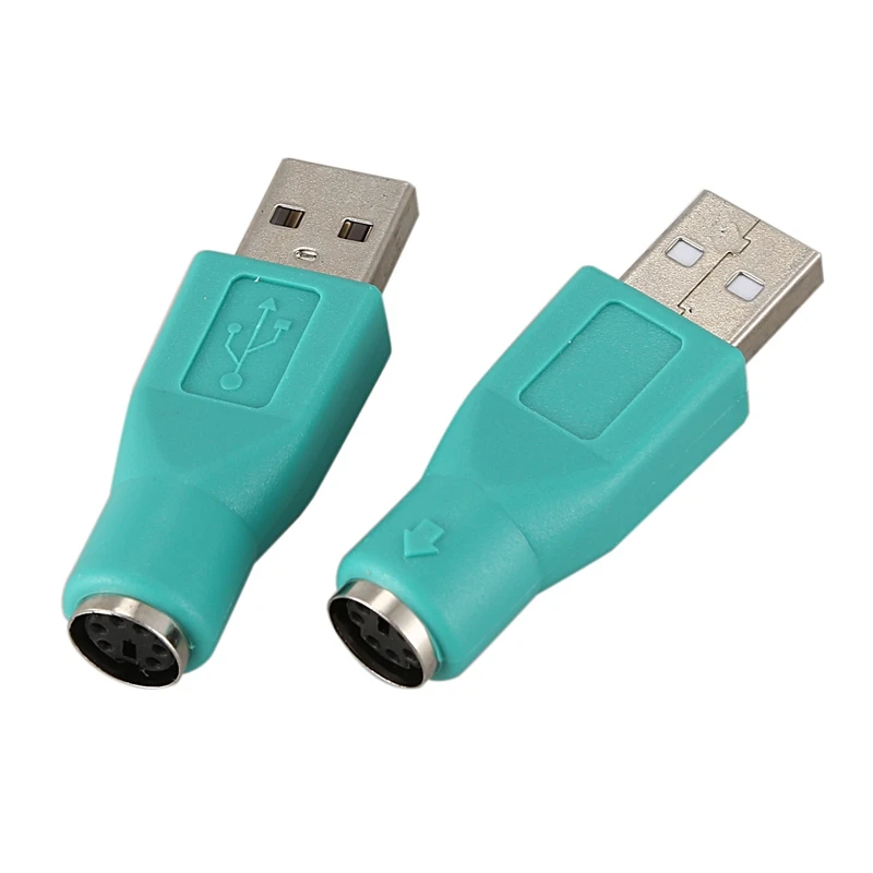 2 шт. USB 0 штекер на PS/2 гнездо мыши клавиатуры адаптер разъем с зарядкой триггера