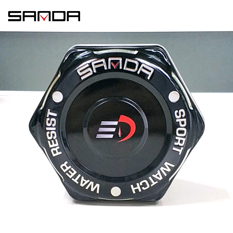 Шестигранная металлическая подарочная коробка Высококачественная часов