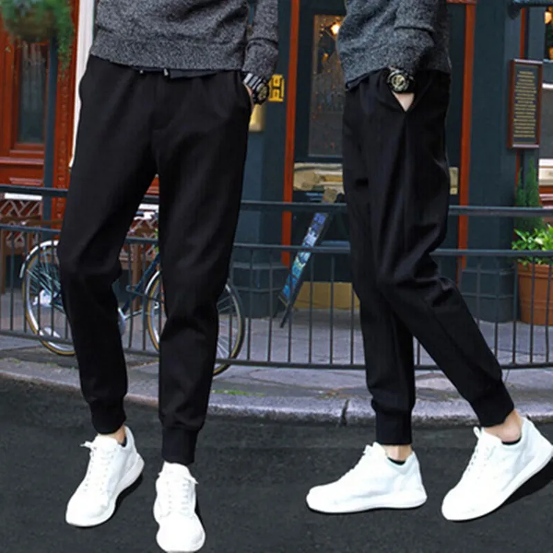 

ICCLEK Casual Pants Men's Pants Loose Overalls Summer and Autumn Hot Casual Pants Men's Overalls